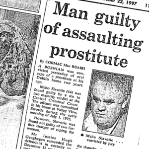Media coverage, rape of prostitute